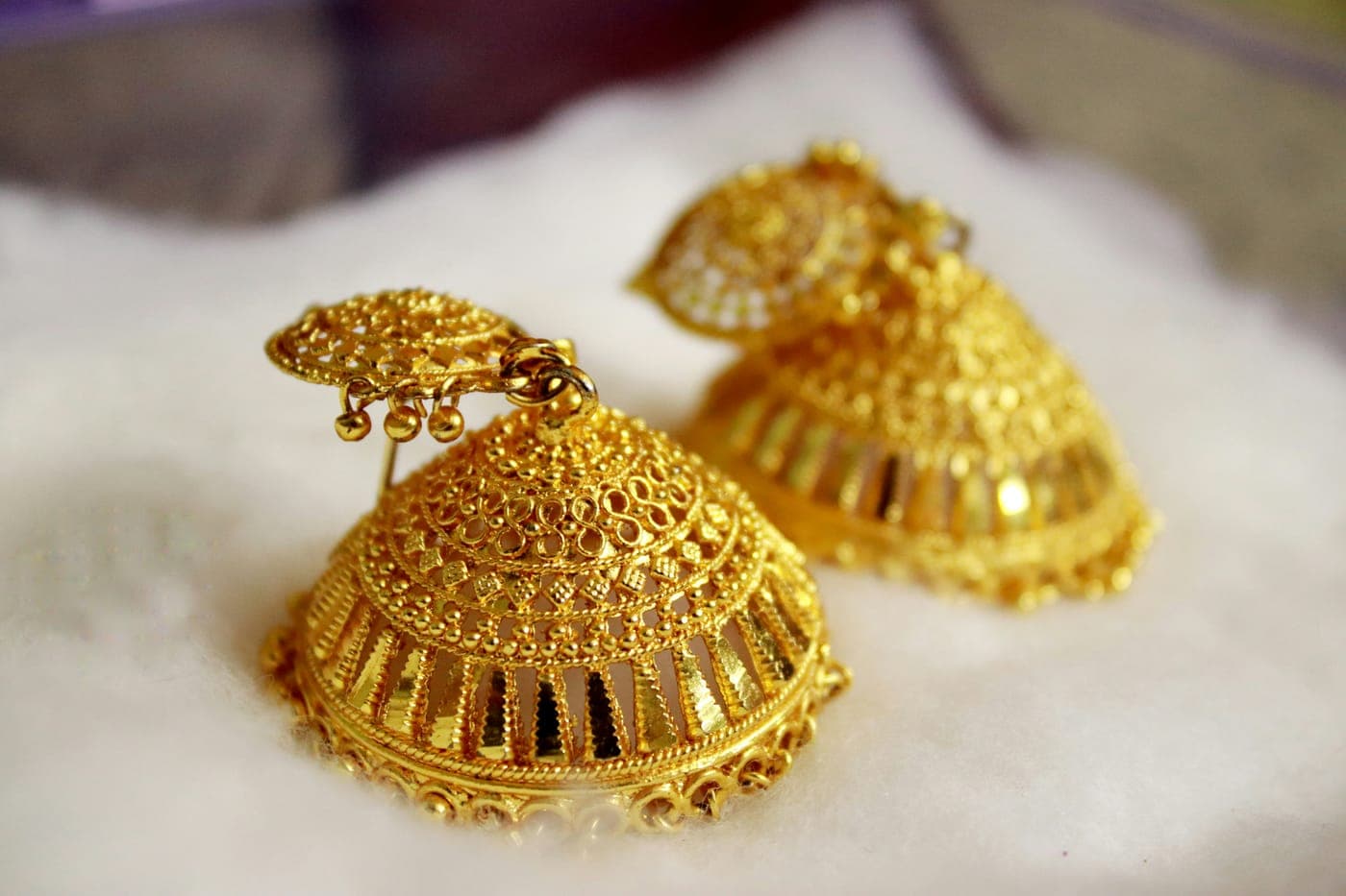 Bombay Plain Jhumka — Large